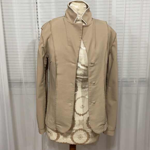 Jonathan Martin Studio blazer, tan size S - Picture 6 of 10